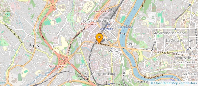 localisation de l'entreprise JCBL OPTIQUE  LYON