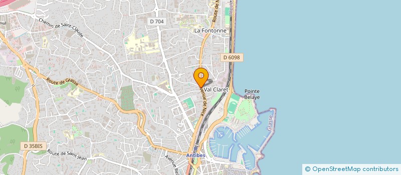 localisation de l'entreprise JCBS à ANTIBES