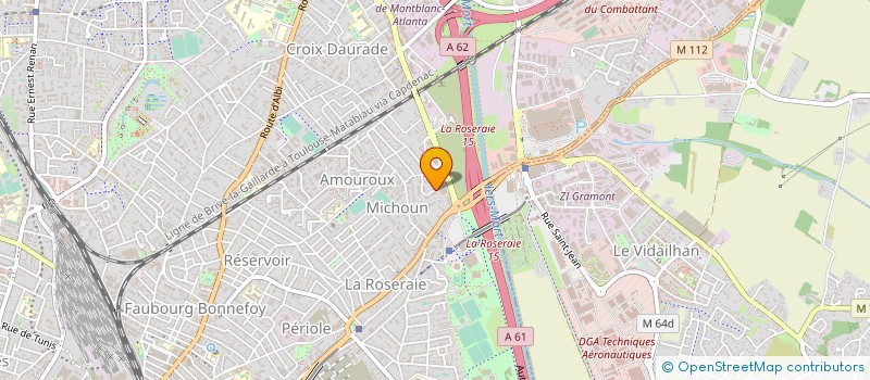 localisation de l'entreprise JCBTP à TOULOUSE