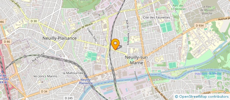 localisation de l'entreprise JCC 1VEST  NEUILLY-PLAISANCE