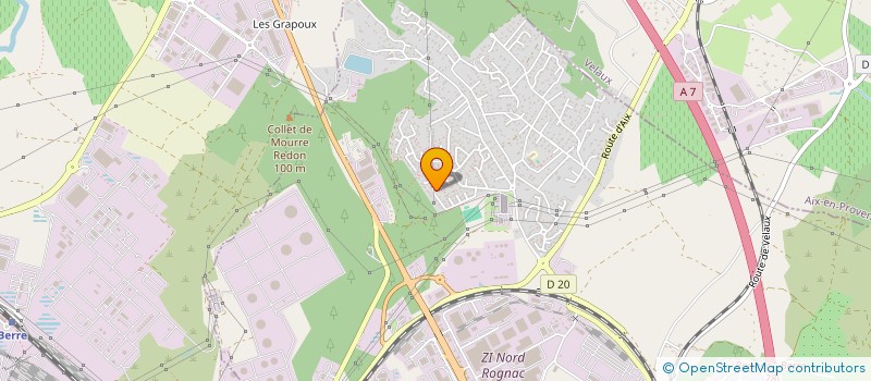 localisation de l'entreprise JCC  ROGNAC