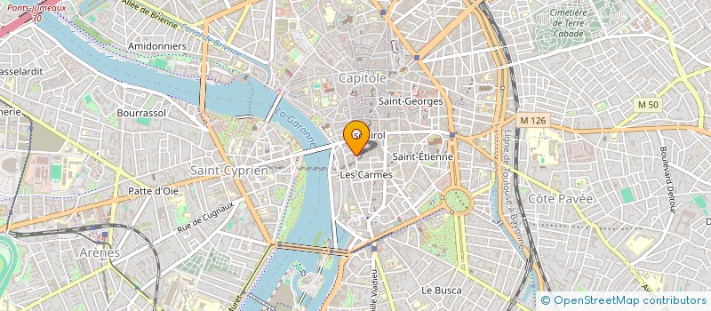 localisation de l'entreprise JCC à TOULOUSE