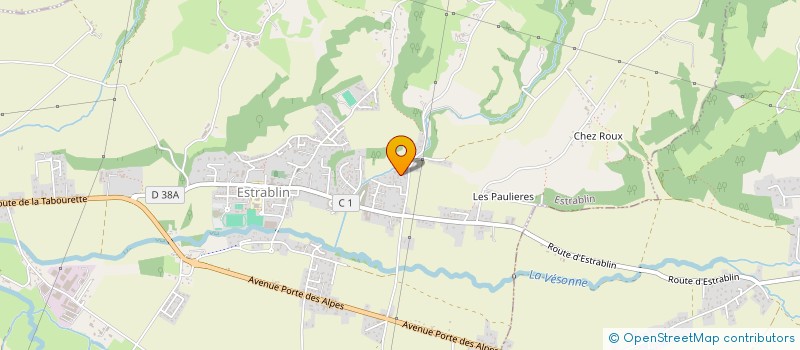 localisation de l'entreprise JCC  ESTRABLIN