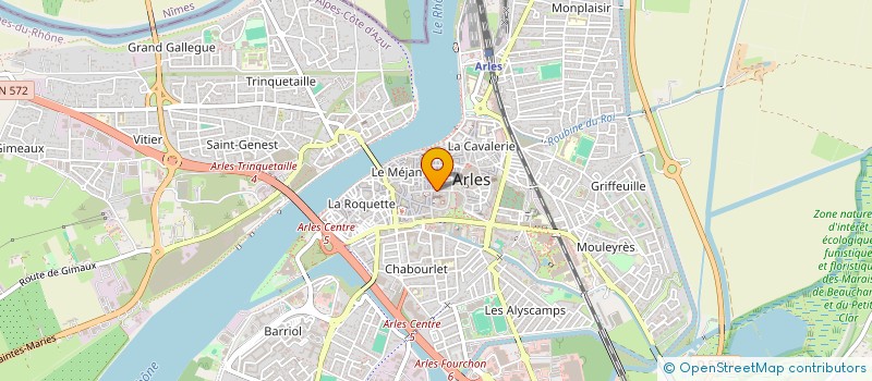 localisation de l'entreprise JCC à ARLES