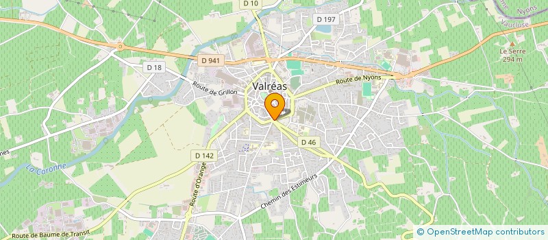 localisation de l'entreprise JCC à VALREAS
