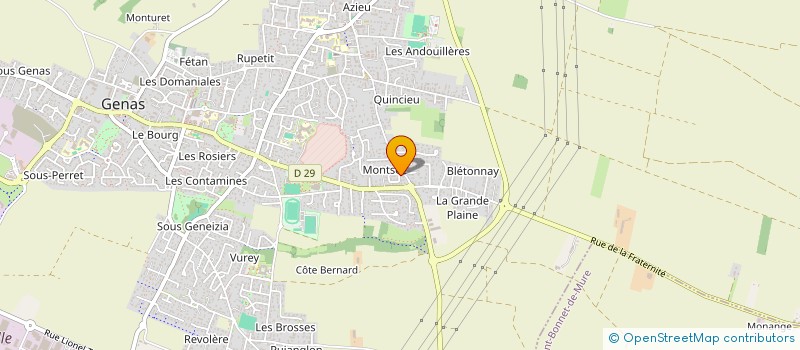 localisation de l'entreprise JCC  GENAS