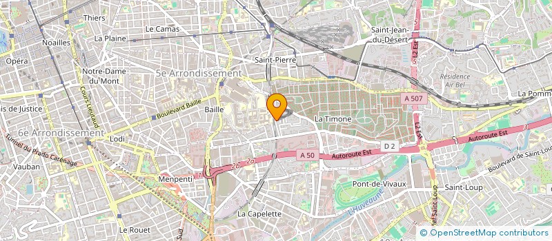 localisation de l'entreprise JCC CJ à MARSEILLE