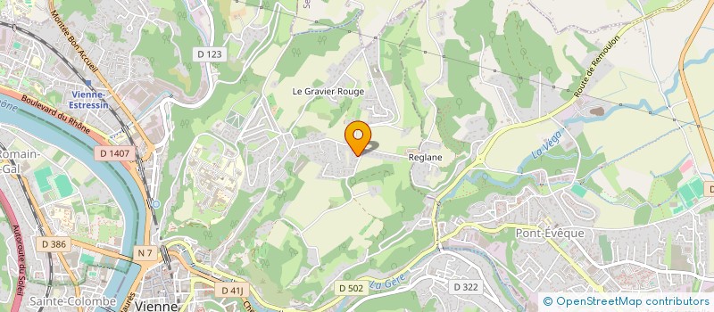 localisation de l'entreprise JCC ST FONS  VIENNE