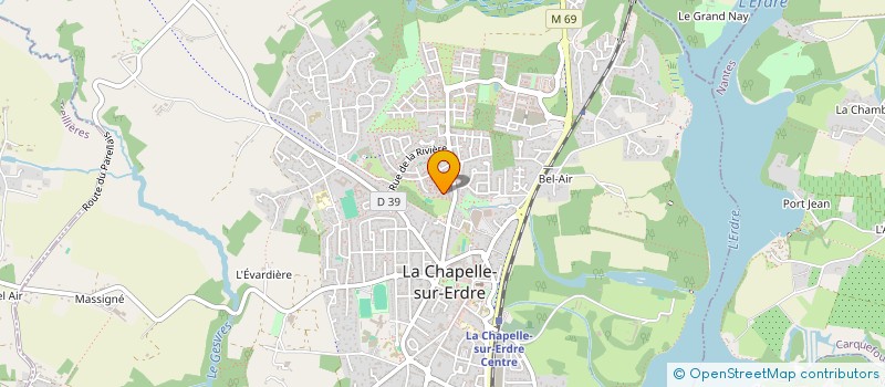 localisation de l'entreprise JCC SYSTEME SERVICE à LA CHAPELLE-SUR-ERDRE