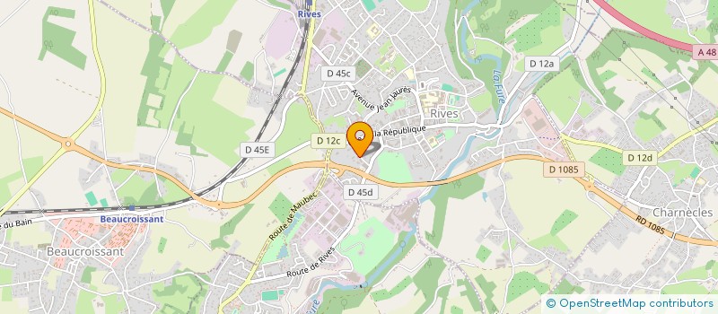 localisation de l'entreprise JCCA LE PLAN  RIVES