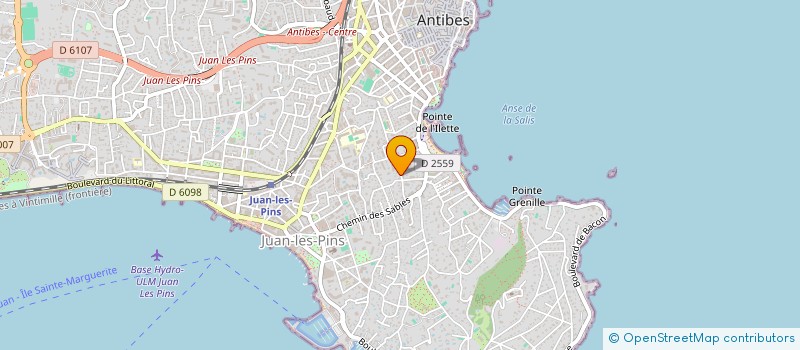 localisation de l'entreprise JCCB à ANTIBES
