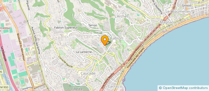 localisation de l'entreprise JCCIB à NICE