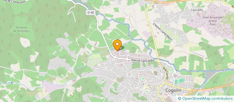 localisation de l'entreprise JCCJ ARTISANAT  COGOLIN
