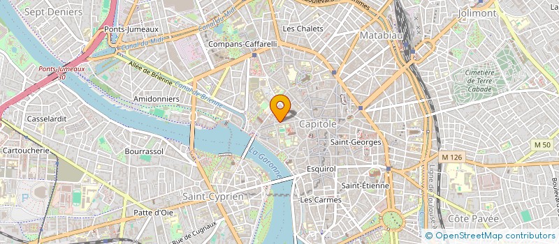 localisation de l'entreprise JCCL HOLDING à TOULOUSE