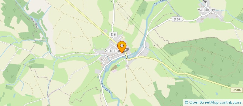 localisation de l'entreprise JCCL MORY  XIROCOURT