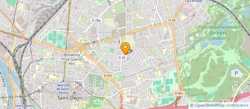 localisation de l'entreprise JCCM à SAINT-DENIS