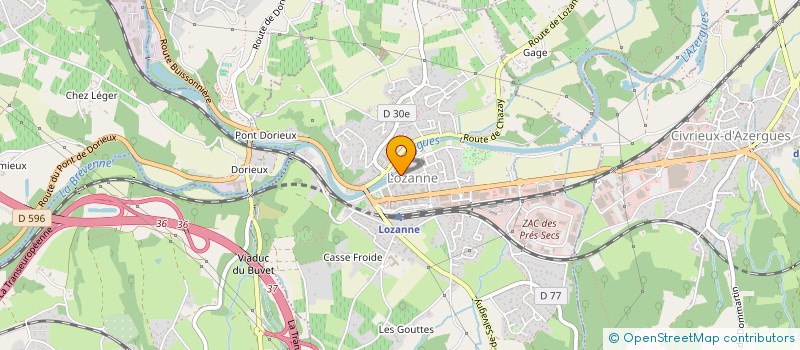 localisation de l'entreprise JCCM  LOZANNE