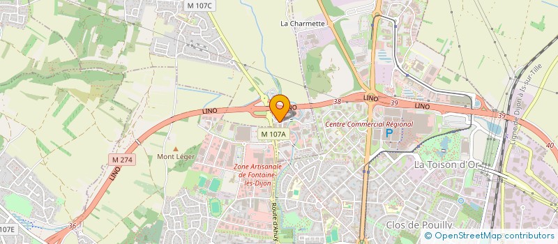localisation de l'entreprise JCCV à QUETIGNY