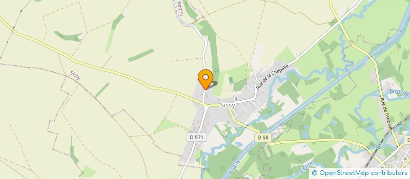 localisation de l'entreprise JCD  SISSY