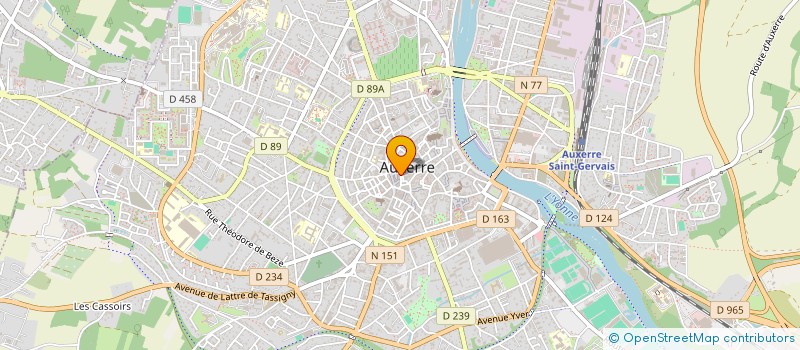 localisation de l'entreprise JCD ASSURANCES à AUXERRE