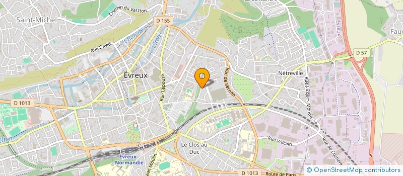 localisation de l'entreprise JCD-BAT à EVREUX