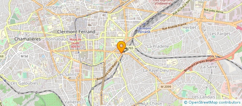 localisation de l'entreprise JCD BAT  VICHY