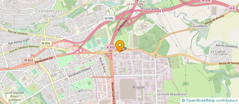 localisation de l'entreprise JCD COMMUNICATION  METZ