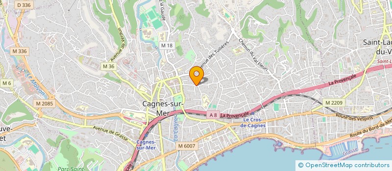 localisation de l'entreprise JCD CONSULTANT à CAGNES-SUR-MER