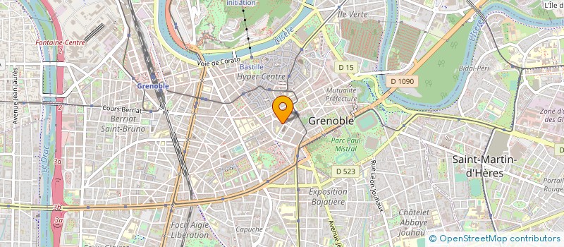 localisation de l'entreprise JCD CUISINES à GRENOBLE