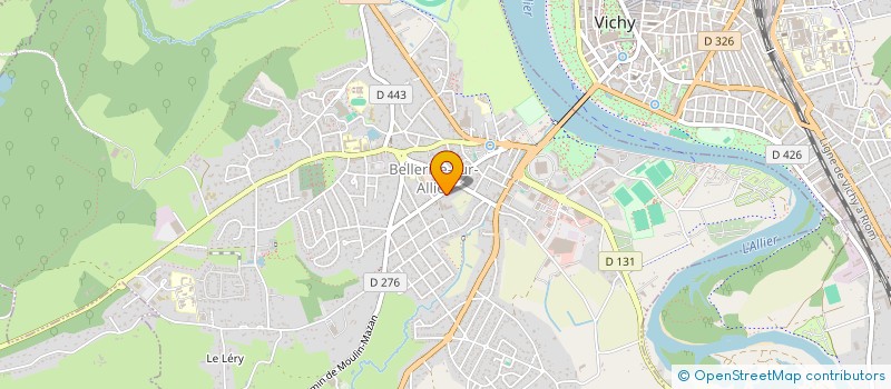 localisation de l'entreprise JCD DEVELOPPEMENT  BELLERIVE-SUR-ALLIER