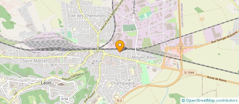 localisation de l'entreprise JCD EXPERTISES à LAON
