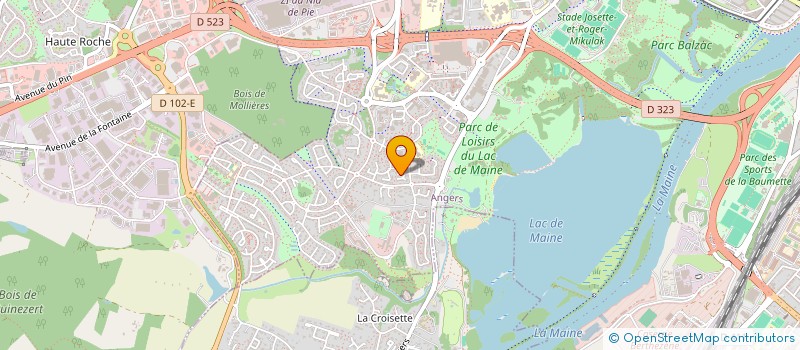 localisation de l'entreprise JCD.IMMO  ANGERS