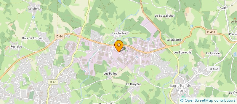 localisation de l'entreprise JCD IMMO à SAINTE-SIGOLENE