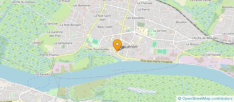 localisation de l'entreprise JCD IMMO à COUERON