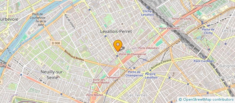 localisation de l'entreprise JCD IMMOBILIER à LEVALLOIS-PERRET
