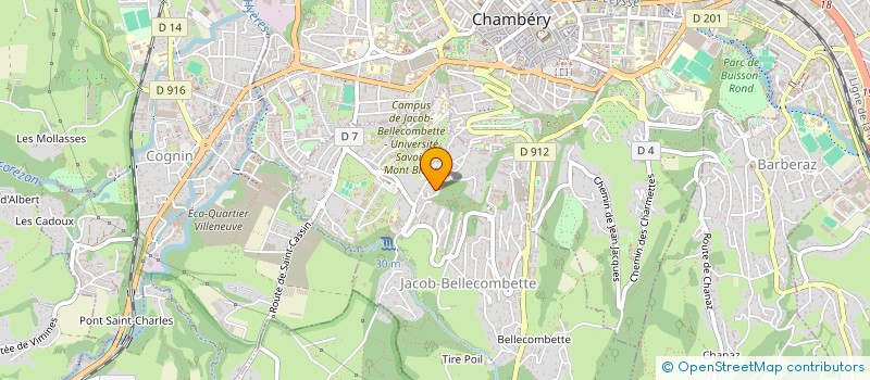 localisation de l'entreprise JCD IMPLANTS  JACOB-BELLECOMBETTE