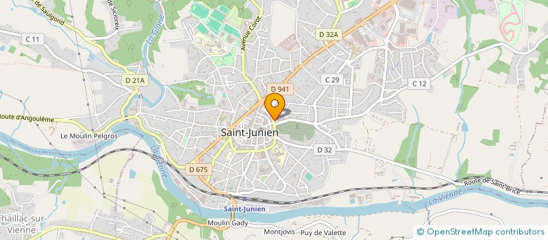 localisation de l'entreprise JCD INVEST à SAINT-JUNIEN