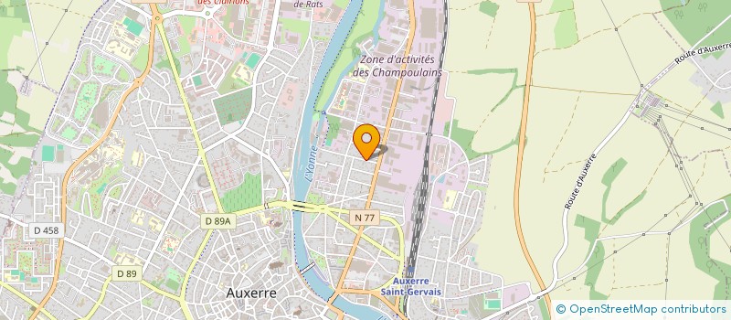 localisation de l'entreprise JCD & RGB ENTREPRISES à AUXERRE