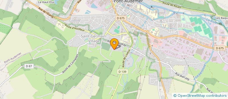 localisation de l'entreprise JCDA NORMANDIE à PONT-AUDEMER