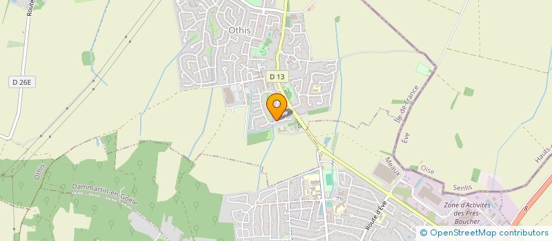 localisation de l'entreprise JCDC  OTHIS