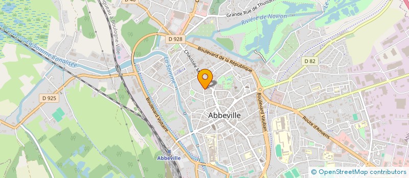 localisation de l'entreprise JCDE à ABBEVILLE
