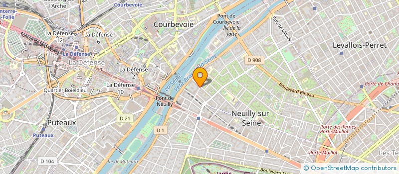 localisation de l'entreprise JCDECAUX SE à NEUILLY-SUR-SEINE