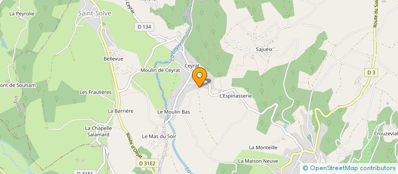 localisation de l'entreprise JCDI à OBJAT