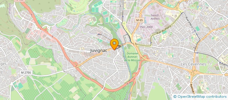 localisation de l'entreprise JCDM INVEST à JUVIGNAC