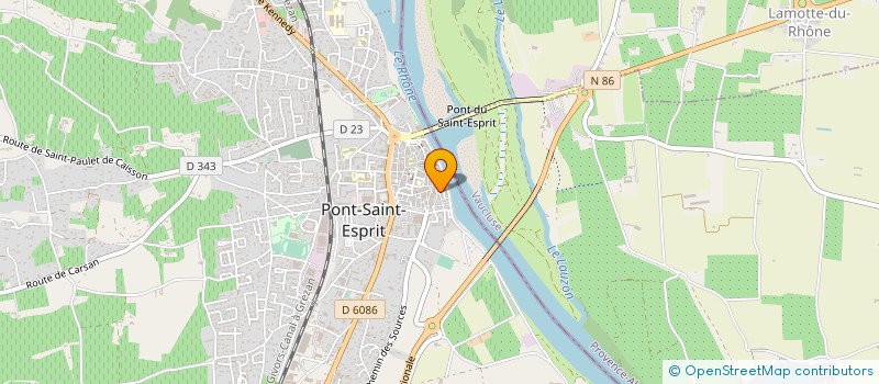 localisation de l'entreprise JCDO à PONT ST ESPRIT
