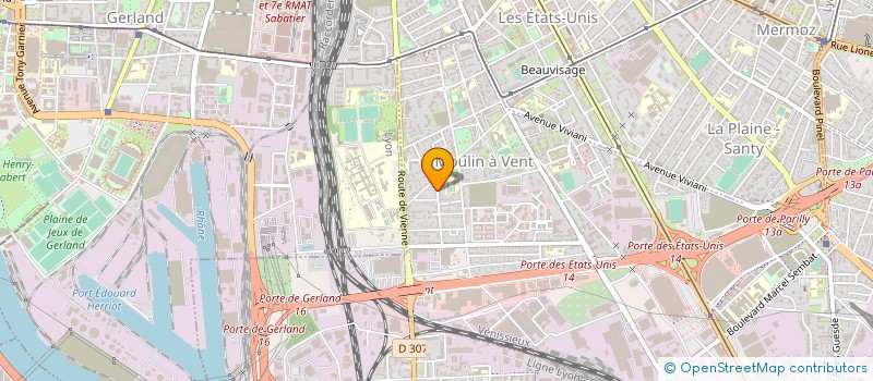 localisation de l'entreprise JCDP  VENISSIEUX