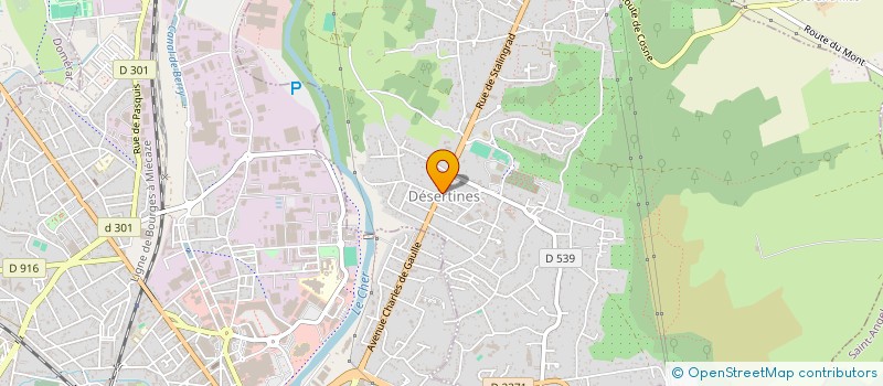 localisation de l'entreprise JCDUS  DESERTINES