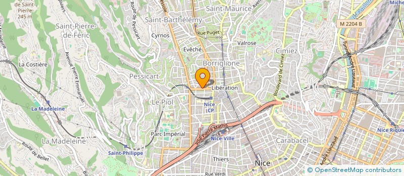 localisation de l'entreprise JCE à NICE