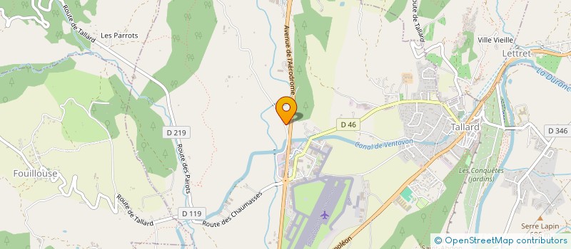 localisation de l'entreprise JCE BRAVO  TALLARD