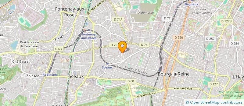 localisation de l'entreprise JCE MOTORS à SCEAUX